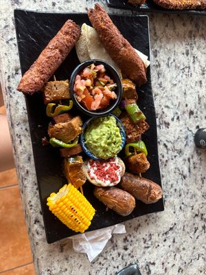 Parilla box  at La Esquina Vegana in Heredia