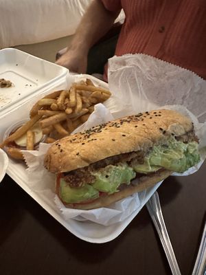 Sándwich especial de hongos  at La Esquina Vegana in Heredia