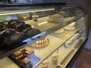 Chocolate cake was good  at La Esquina Vegana in Heredia