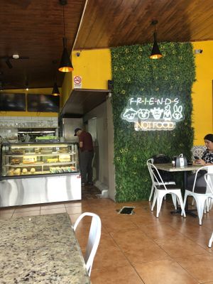 Cute decor  at La Esquina Vegana in Heredia