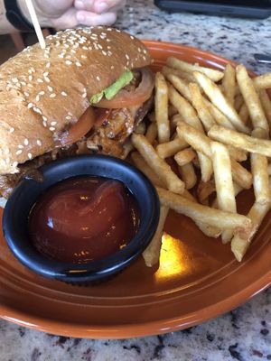 BBQ sandwich   at La Esquina Vegana in Heredia