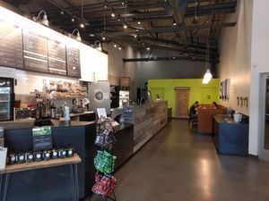 Booths at the back at Homegrown - South Lake Union in Seattle