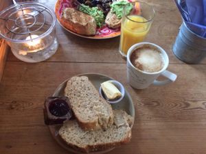 Artisan bread at Blue Sky Cafe in Bangor