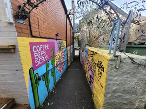 Blue Sky Cafe Outside at Blue Sky Cafe in Bangor