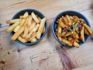 Small Chips and Small Salt and Pepper Chips at Blue Sky Cafe in Bangor