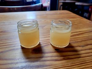 Homemade Ginger Shots at Blue Sky Cafe in Bangor