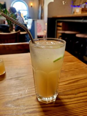 Homemade Rhubarb Ginger at Blue Sky Cafe in Bangor