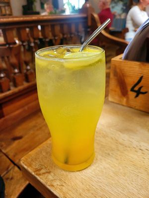Homemade Mango Drink (Pint). at Blue Sky Cafe in Bangor