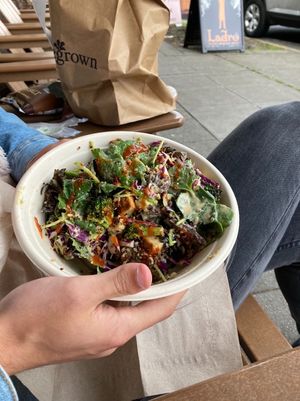 Spiced Braised Tofu Salad  at Homegrown - Queen Anne in Seattle