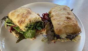 Smashed chickpea sandwich   at Homegrown - Queen Anne in Seattle