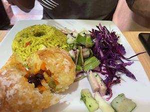 Main plate  at Salvia in Huaraz