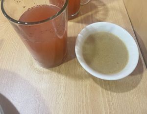 Drink and dessert  at Salvia in Huaraz