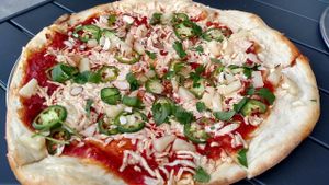 VEGAN ANGEL OF DOOM at Sizzle Pie in Seattle