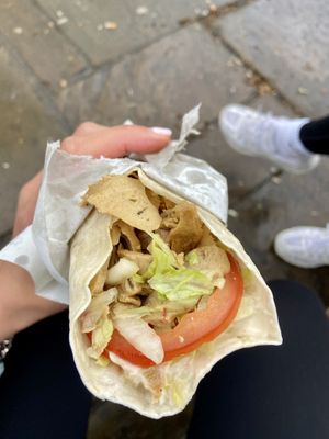 wrap at Temple of Seitan - Hackney in East London