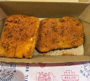 Two Piece Fillet Nashville Hot at Temple of Seitan - Hackney in East London