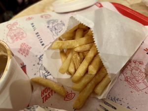 fries  at Temple of Seitan - Hackney in East London
