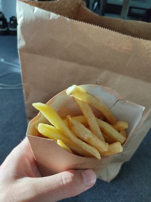 Fries at Temple of Seitan - Hackney in East London