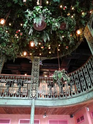 Pretty decor at Temple of Seitan - Hackney in East London