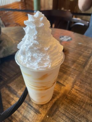 Lotus milkshake  at Temple of Seitan - Hackney in East London