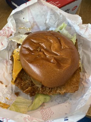 Temple Burger  at Temple of Seitan - Hackney in East London