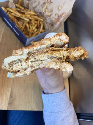 Temple Burger  at Temple of Seitan - Hackney in East London