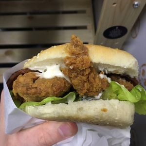 Temple Burger at Temple of Seitan - Hackney in East London