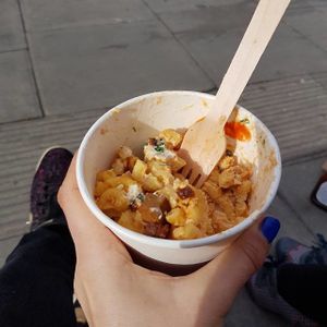 Mac'n'cheese. So filling!  at Temple of Seitan - Hackney in East London