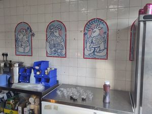 Cool art at Temple of Seitan - Hackney in East London