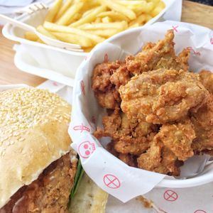 Popcorn bites at Temple of Seitan - Hackney in East London