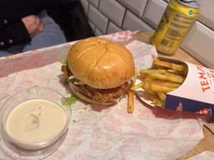 Nashville and fries    at Temple of Seitan - Hackney in East London