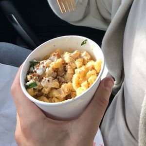 mac n cheese at Temple of Seitan - Hackney in East London