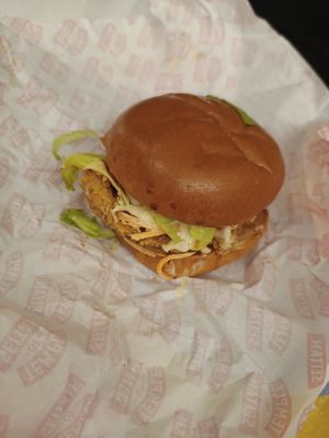 Temple Burger at Temple of Seitan - Hackney in East London