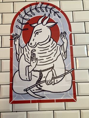   at Temple of Seitan - Hackney in East London