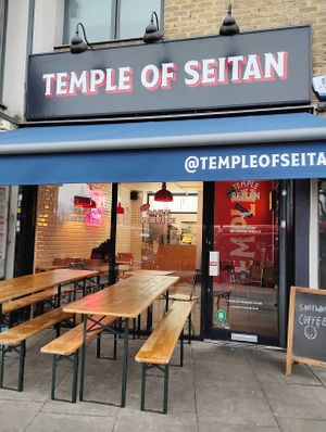   at Temple of Seitan - Hackney in East London