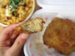 Fried chicken at Temple of Seitan - Hackney in East London