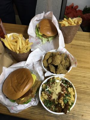 We ordered pretty much everything! at Temple of Seitan - Hackney in East London