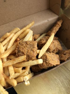 snack box at Temple of Seitan - Hackney in East London
