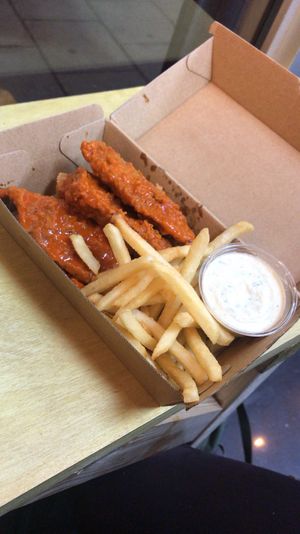 Buffalo wings  at Temple of Seitan - Hackney in East London
