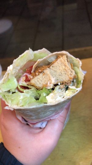 Twist wrap at Temple of Seitan - Hackney in East London