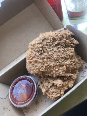2 chicken fillets  at Temple of Seitan - Hackney in East London
