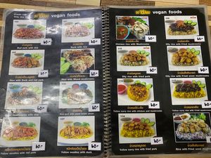 part of menu  at Jai Mai Jumjay in Chiang Mai