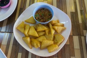 Fried Tofu at Jai Mai Jumjay in Chiang Mai