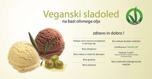 Vegan ice cream. at Pohorska Kavarna Paradice in Maribor