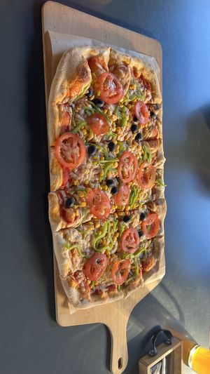 Delicious pizza!  at La Cantina in Maribor