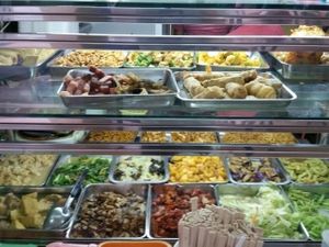 buffet spread at Miao Xin 妙心斋 - Yuhua Village in West Singapore