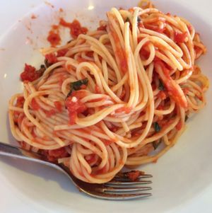 Spaghetti Poorly Made at America Graffiti in Pordenone