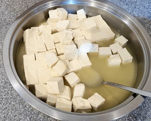 fresh tofu #Veganuary at Sujata 수자타 in Gwangju