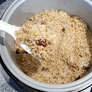 mixed grains rice 잡곡밥 #Veganuary at Sujata 수자타 in Gwangju