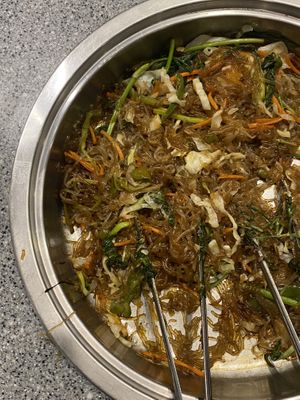 Japchae  at Sujata 수자타 in Gwangju