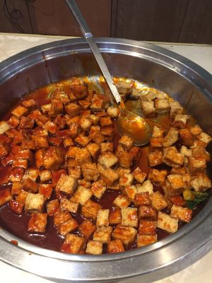 Sweet and sour tofu at Sujata 수자타 in Gwangju
